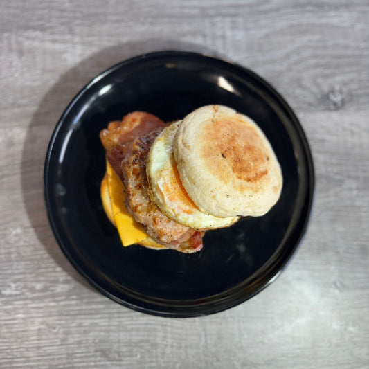 Sausage, Bacon, Egg & Cheese Muffin